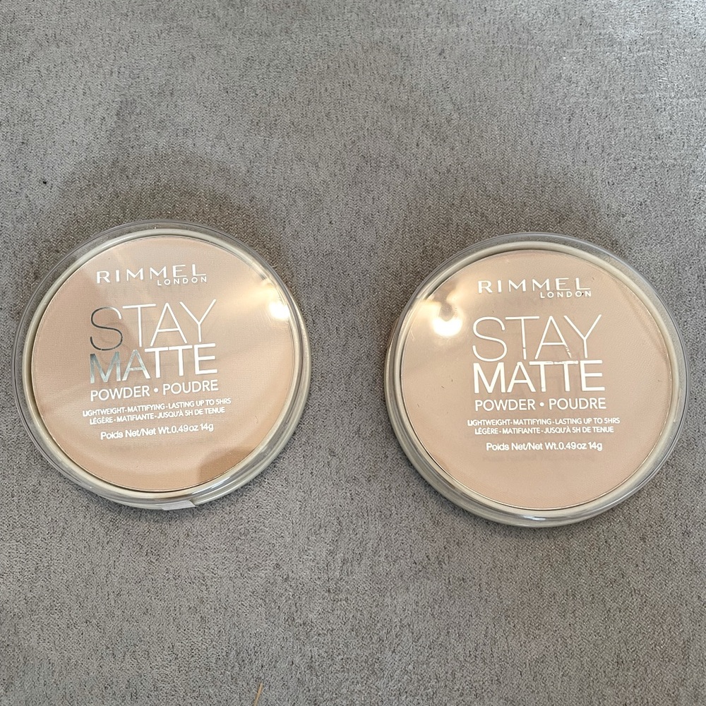 Rimmel Stay Matte compact powders.